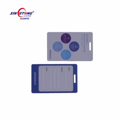 13.56MHz Comaptible 1K F08 RFID PVC Key card 42x26MM-Irregular RFID Key Card